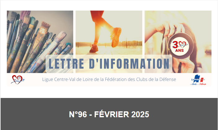 Lettre d'information LCVL FCD - Février 2025