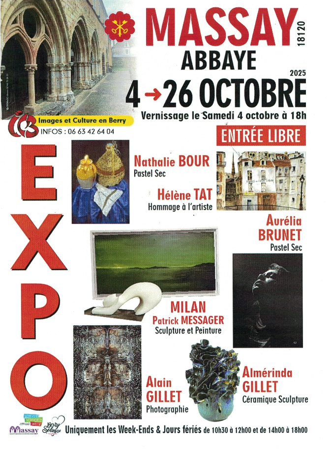 Exposition abbaye de Massay