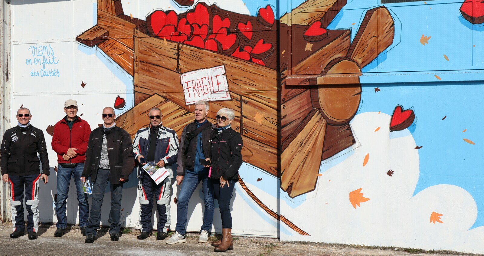 ASEAB Tourisme Moto - visite Street Art City à Lurcy Levis