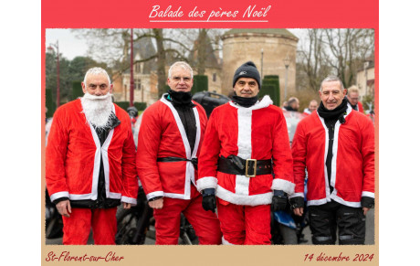 Pères Noël à moto 2024